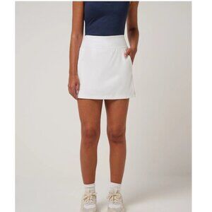 NEW Travis Mathew Game Set Match Skort SMALL White Tennis Pickleball Skirt